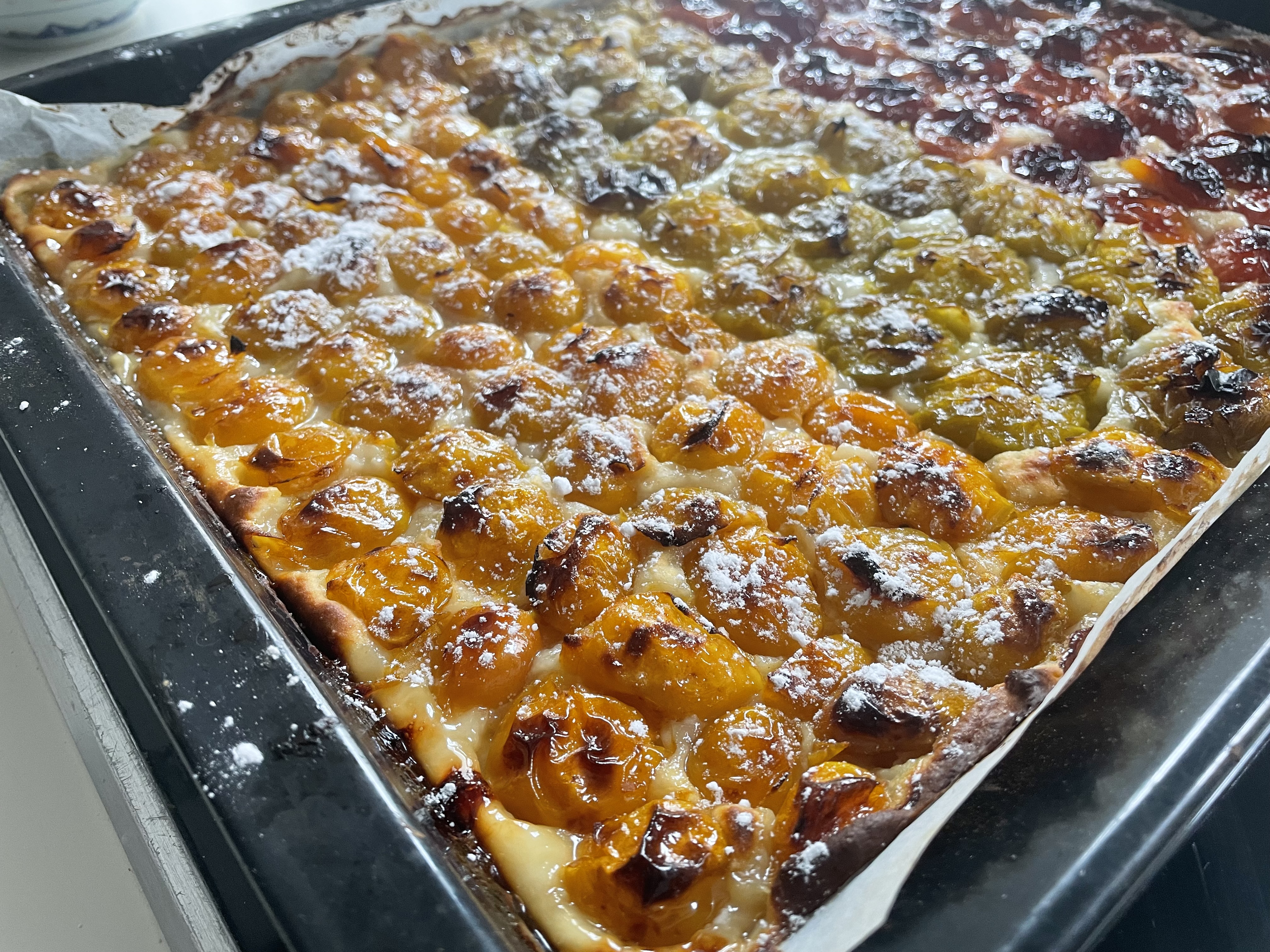 Tartelette aux prunes (petits suisses)